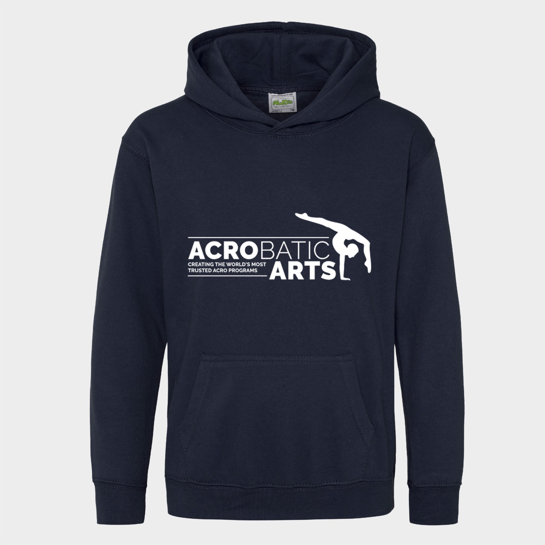 Acrobatic Arts Kids Hoodie (New French Navy)