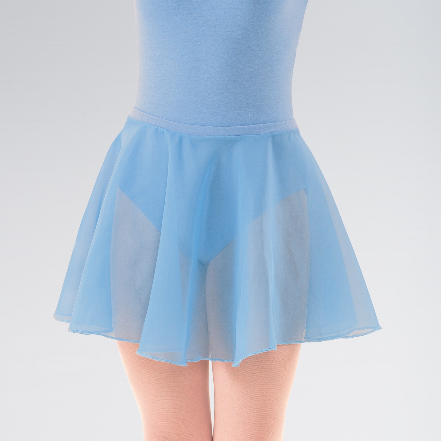 Adagio Circular Chiffon Skirt (Sky Blue)
