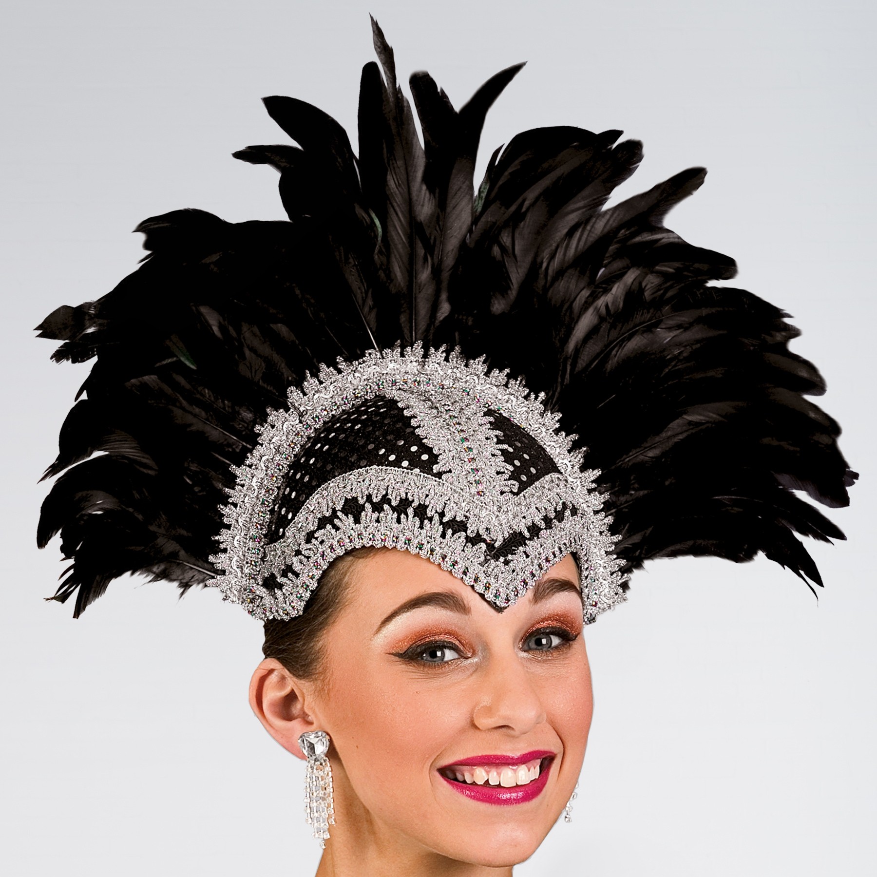 Black Feather Helmet