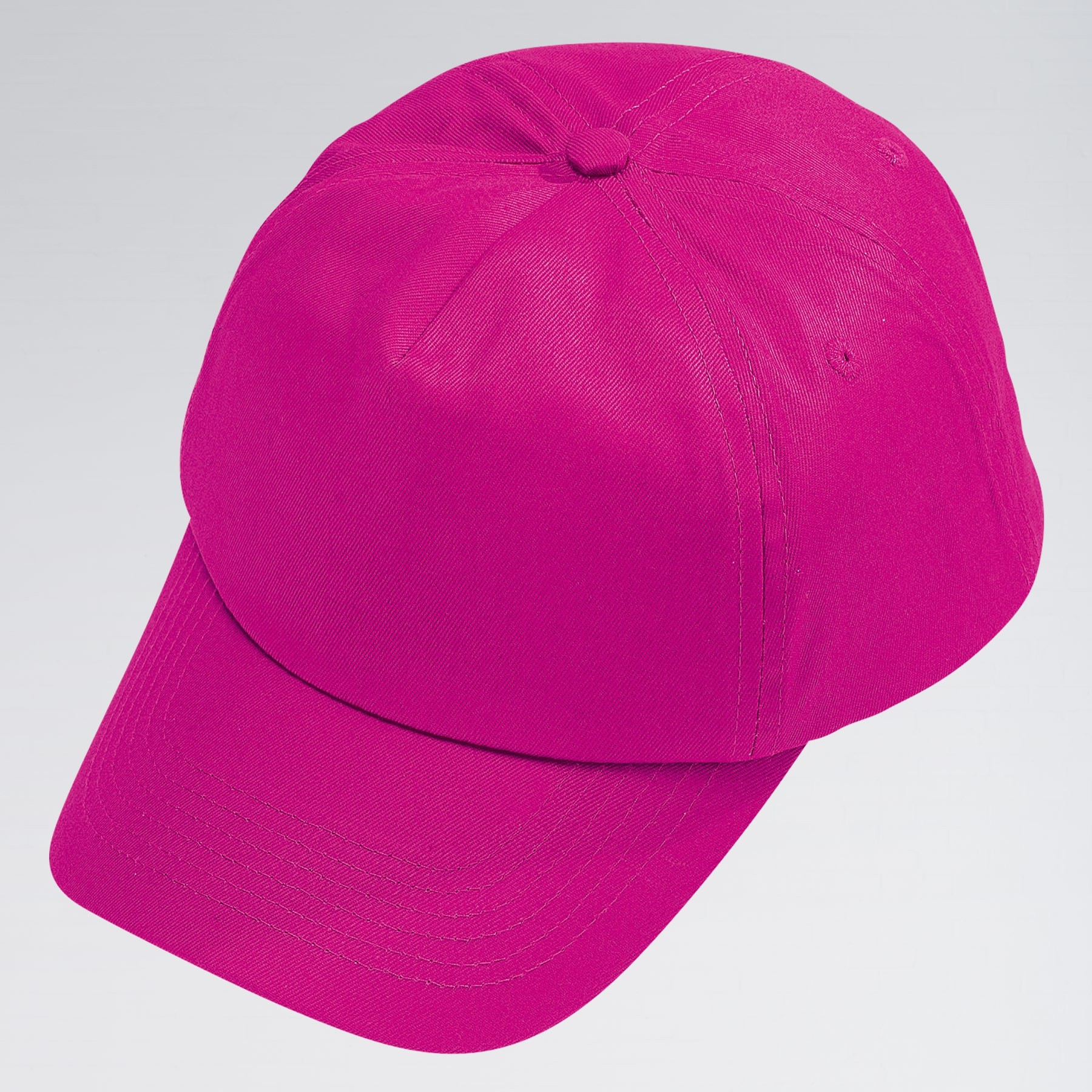 Cotton Baseball Cap (Fuchsia)