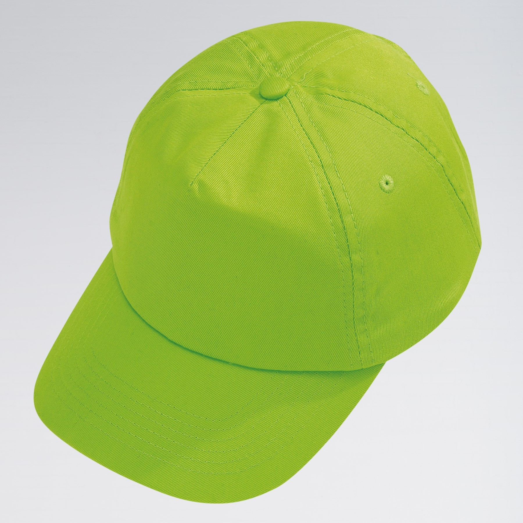 Cotton Baseball Cap (Lime Green)