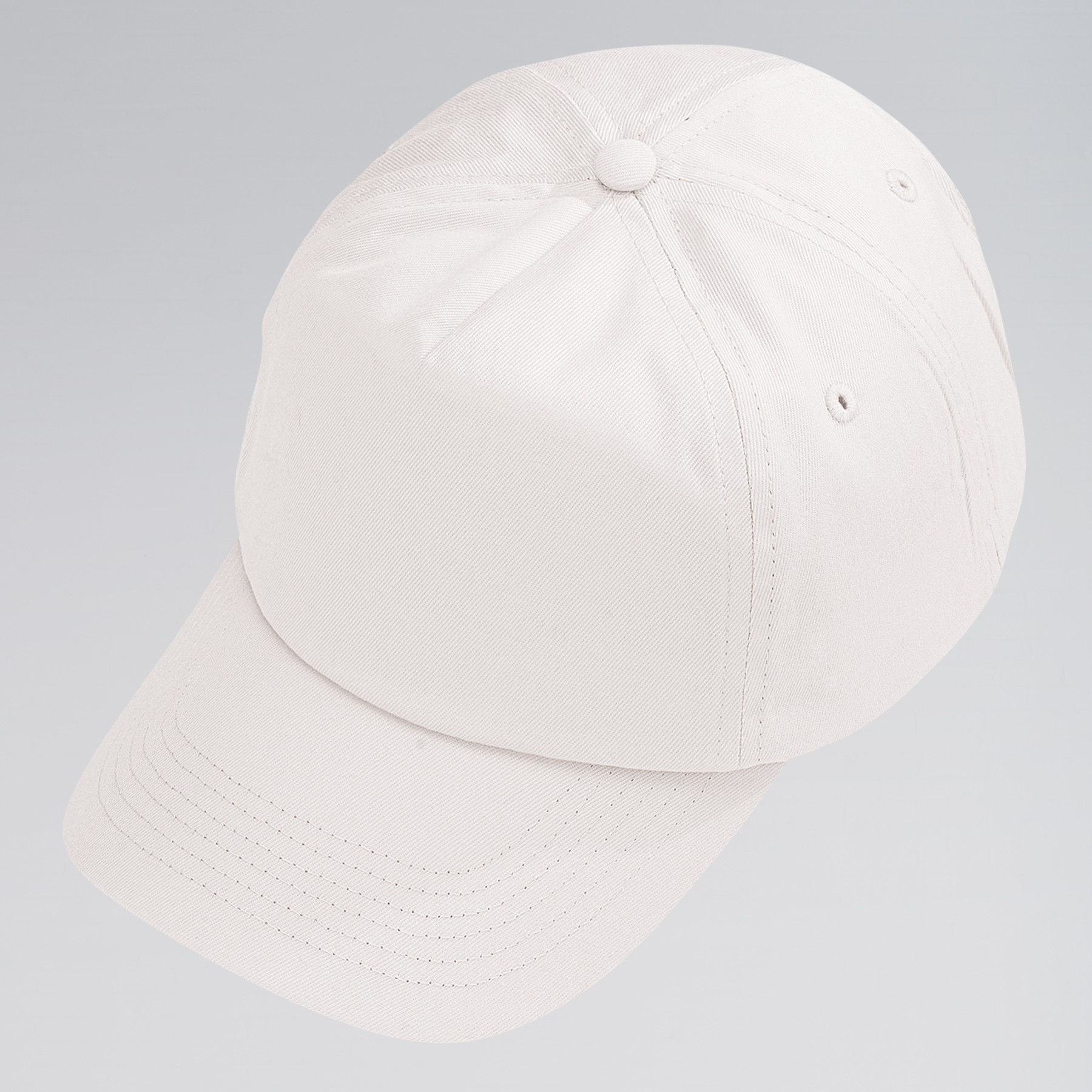 Cotton Baseball Cap (White)