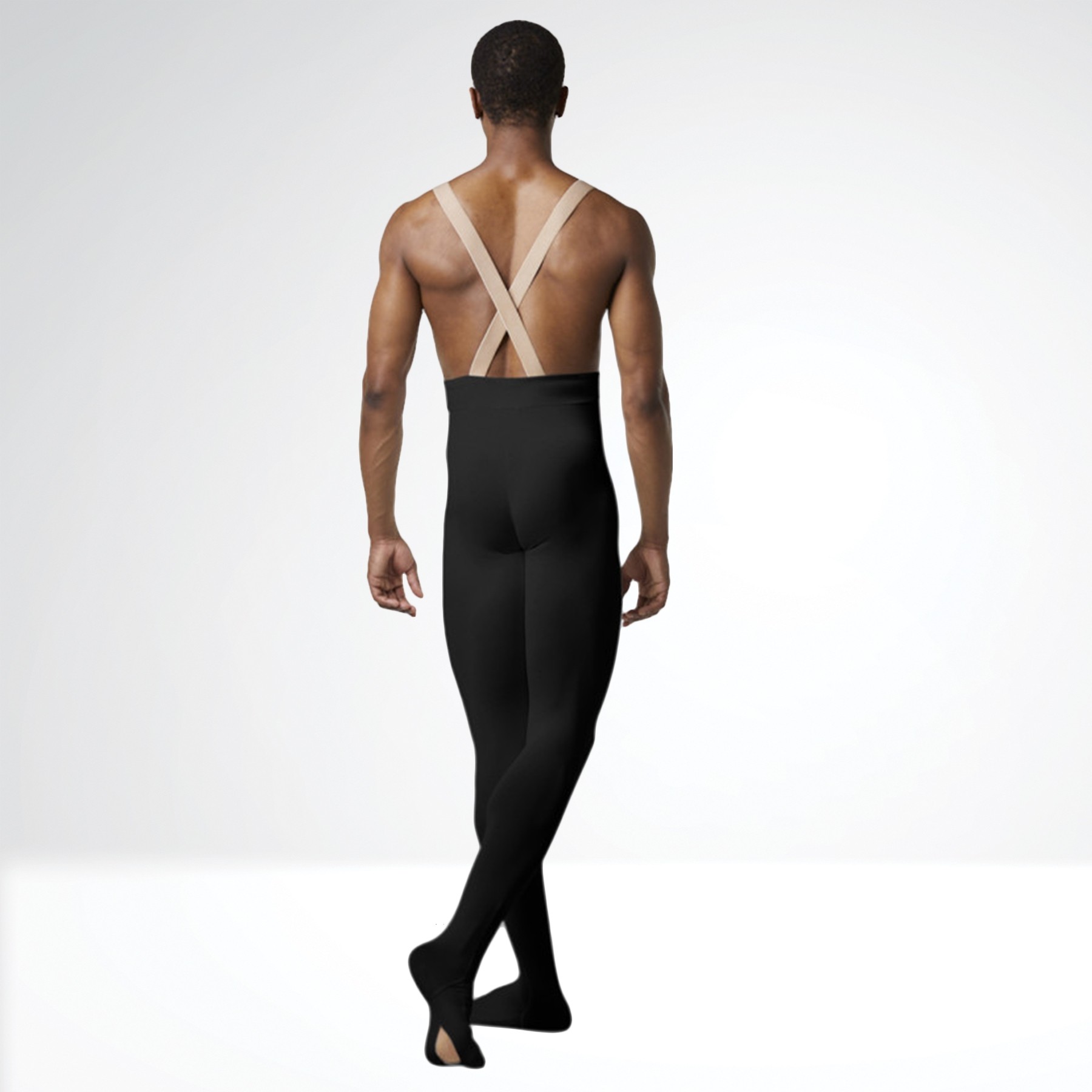 Bloch Herren/Jungen Enge Leisteungsstrumpfhosen mit Fuß (Black)