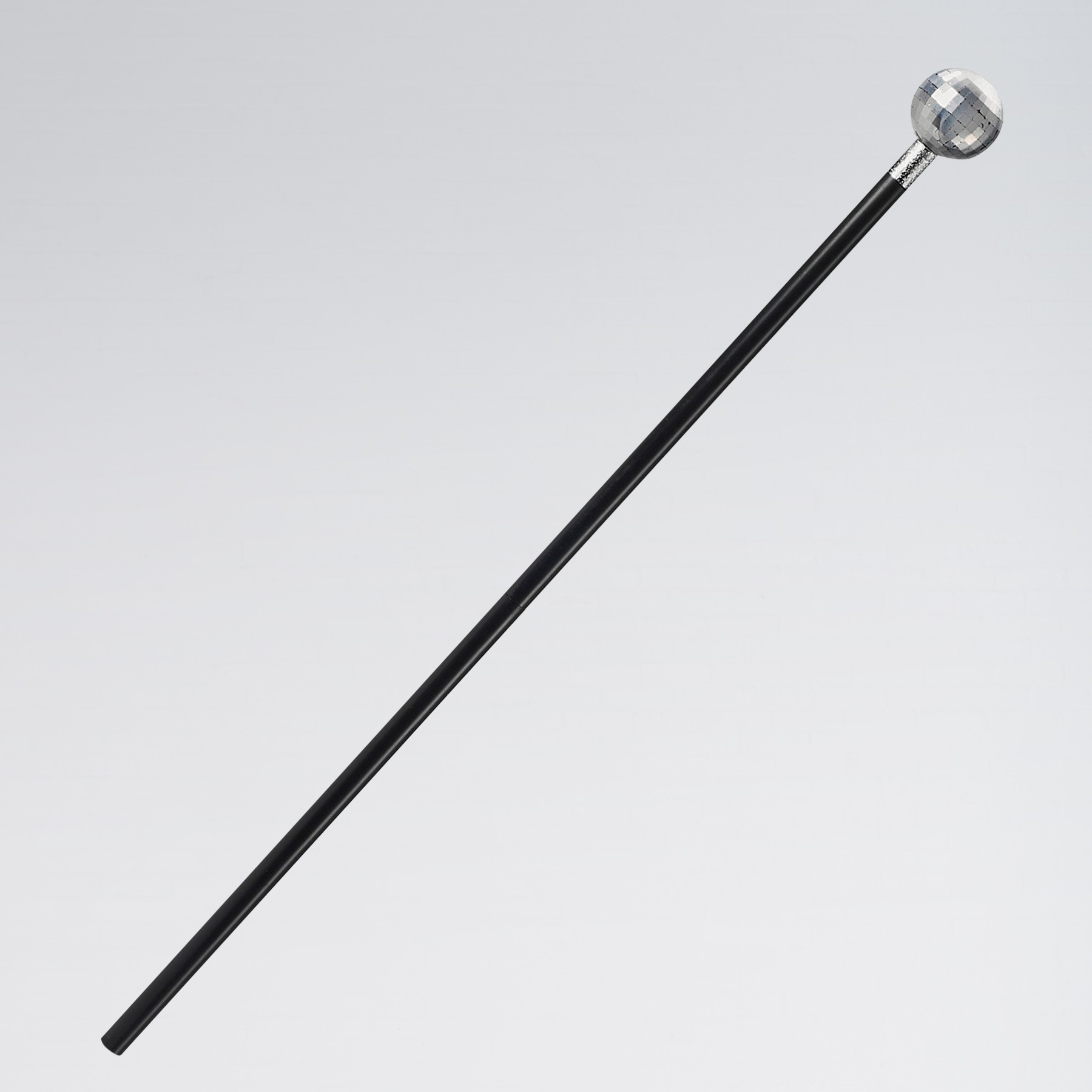 Stock mit Spiegelkugel