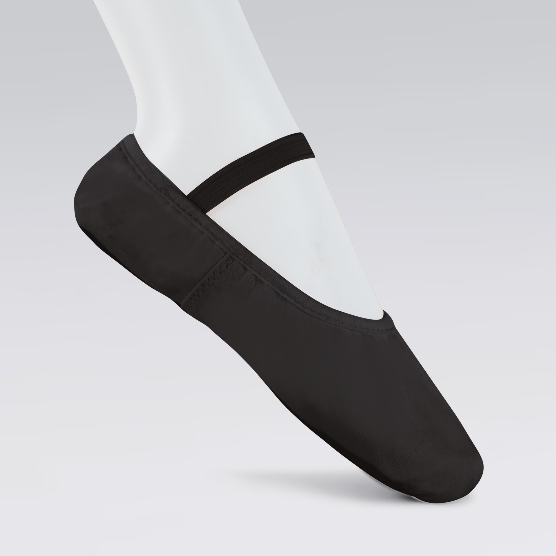 1st Position Canvas Ballet Shoe (Black) The Dance Hub Lancaster