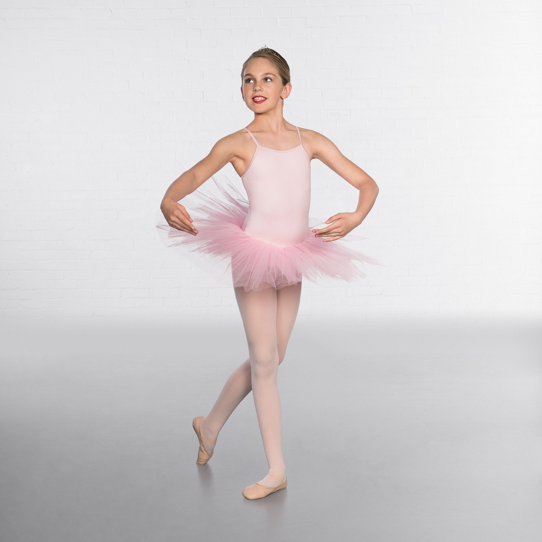 1st Position Nylon Elastane 5 Layer Tutu Pink
