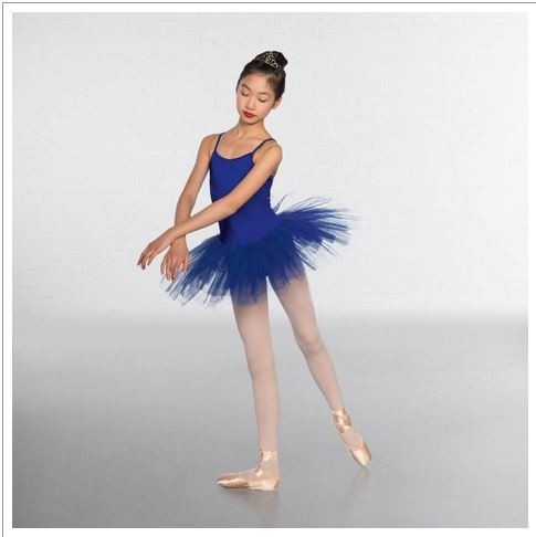 1st Position Nylon Elastane 5 Layer Tutu Royal Blue