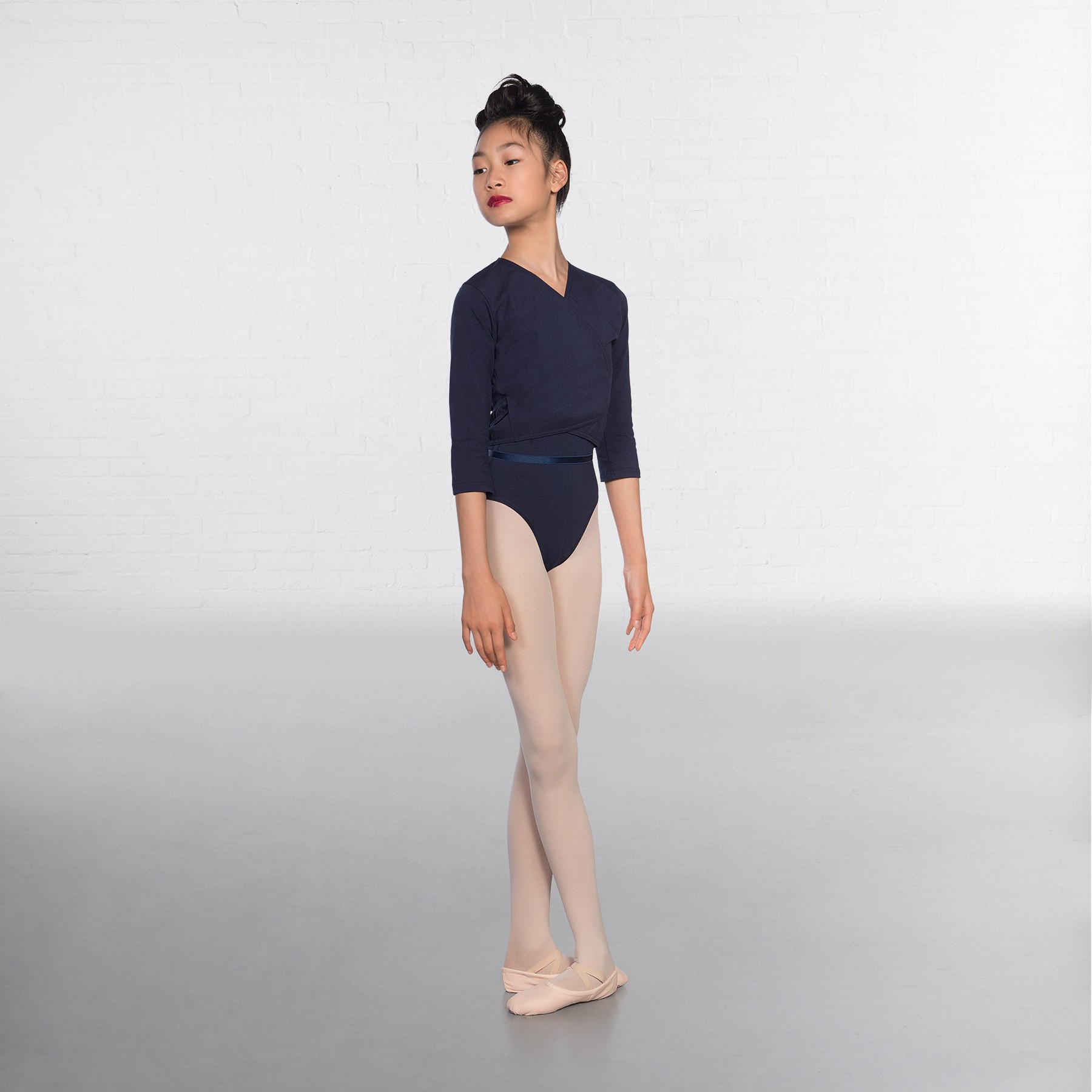 1st Position X Over Wickeljacke mit 3/4 Ärmeln (Navy Blue)