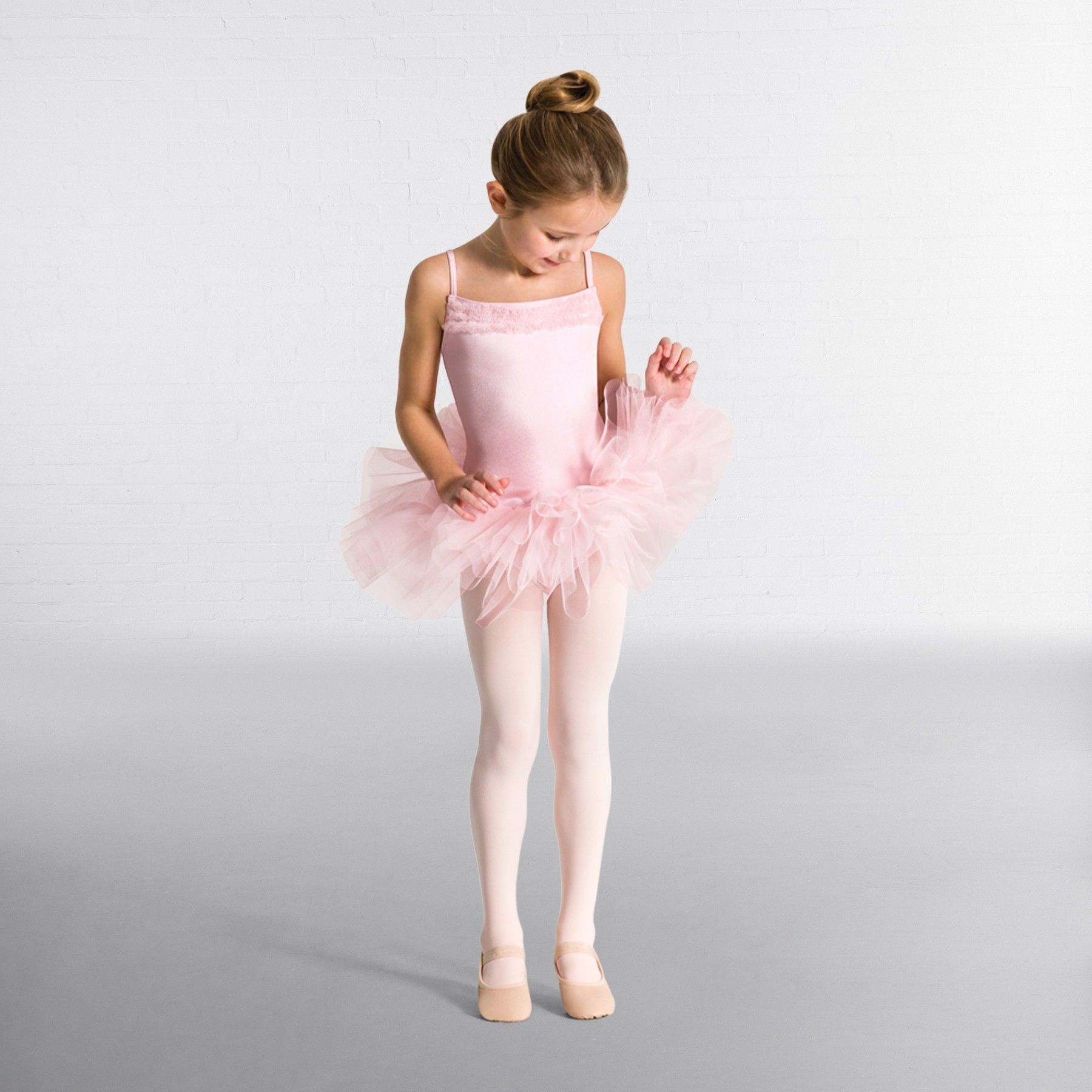 Capezio Tutú Con Canesú De Volantes (Pink)