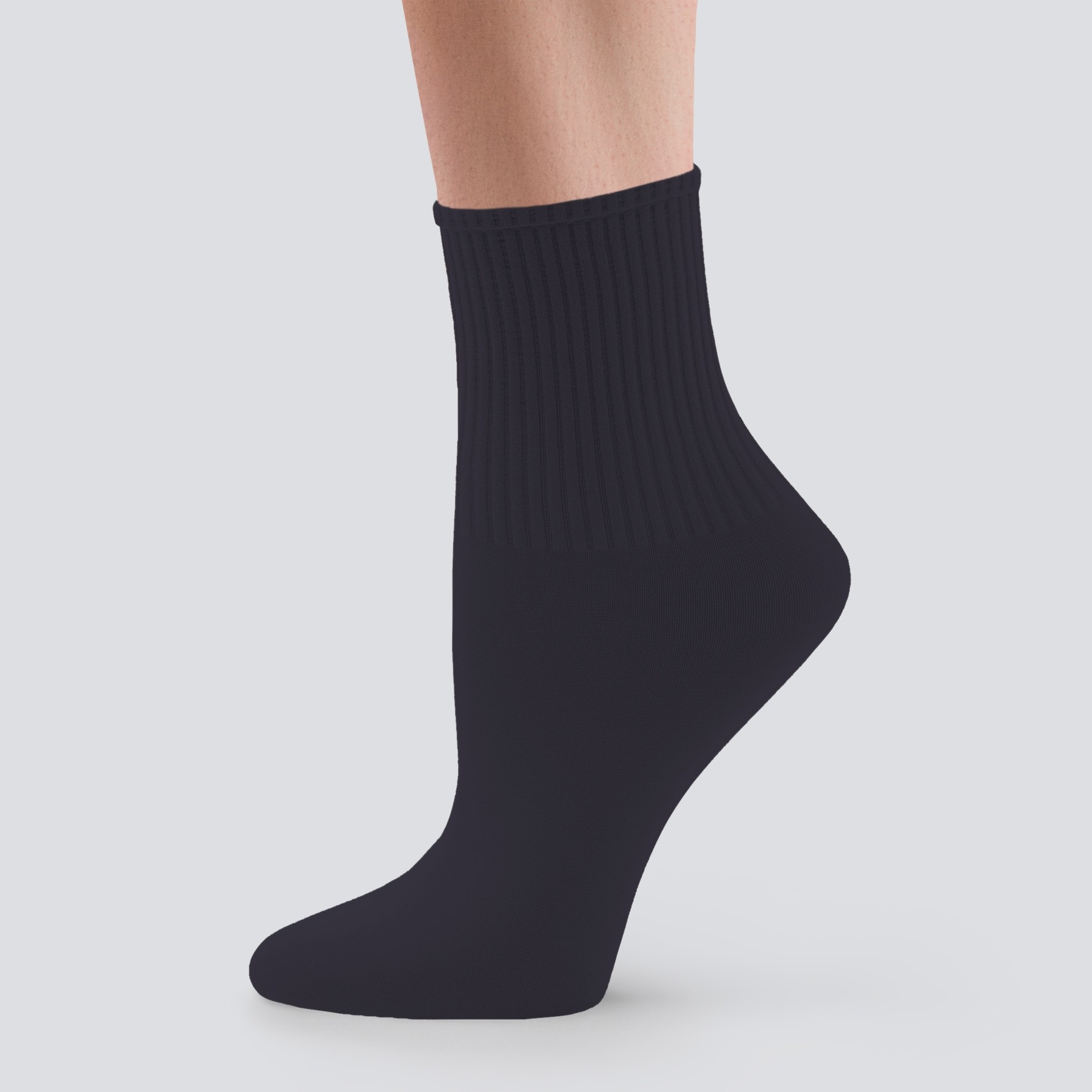 Capezio Ribbed Ballet Socks (Black)