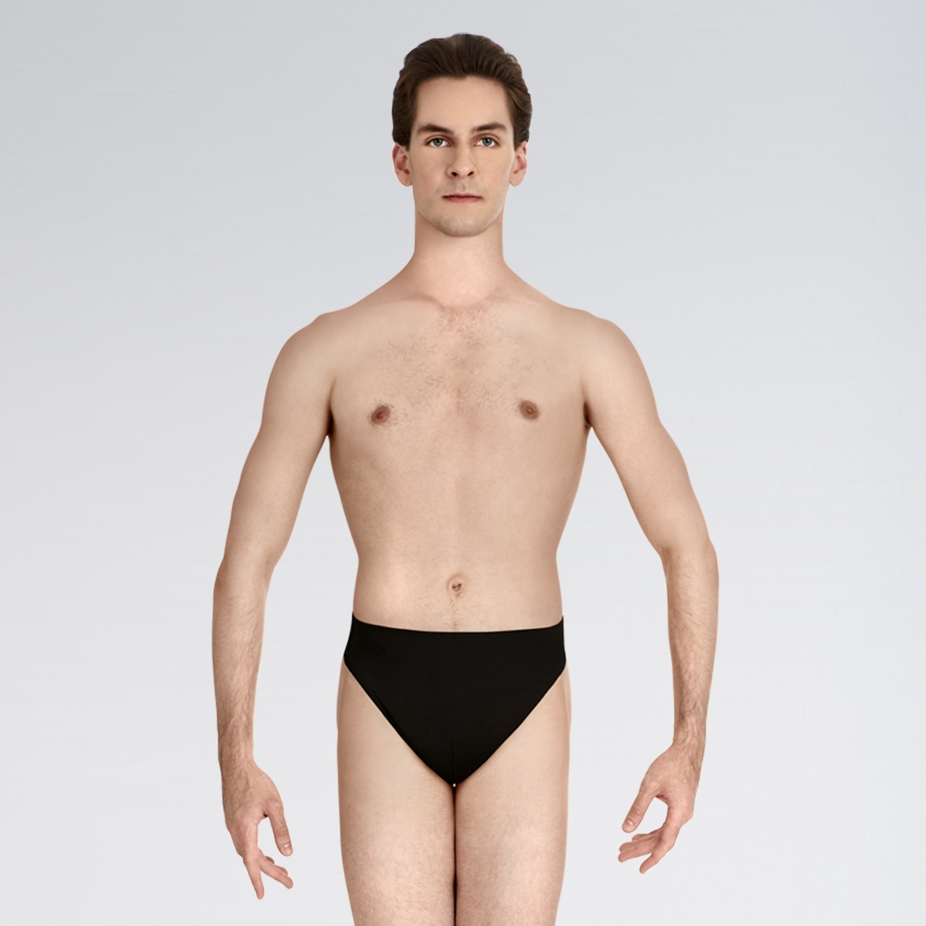 Capezio Lined Thong Dance Belt (Black)