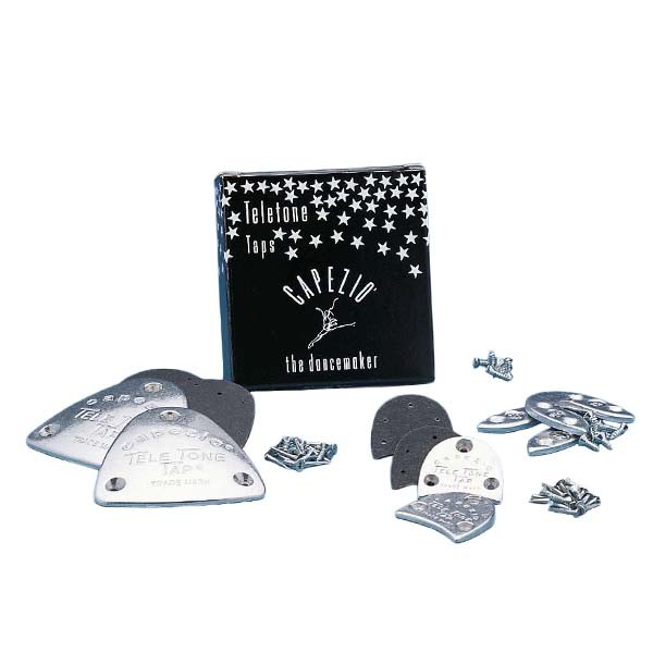 Capezio Tele Tone Heel Taps (Silver)