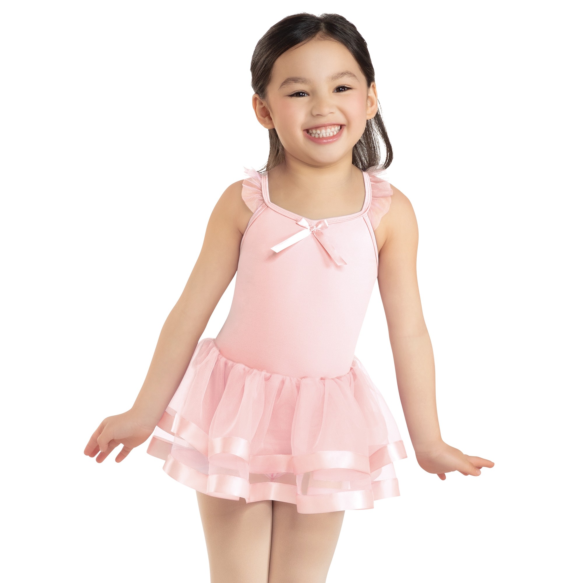 1st Position Flutter Sleeve Dress (Princess Pink)