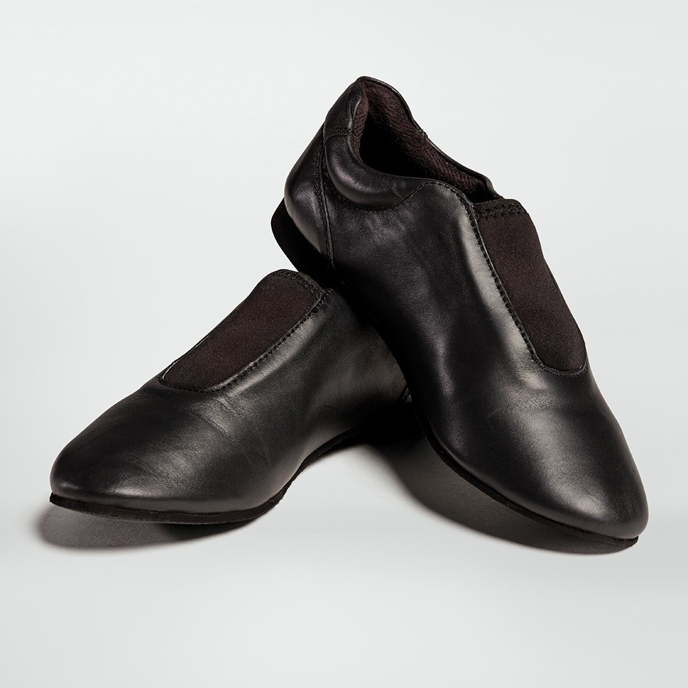 1st Position Front Gusset Slip On Jazz Shoes