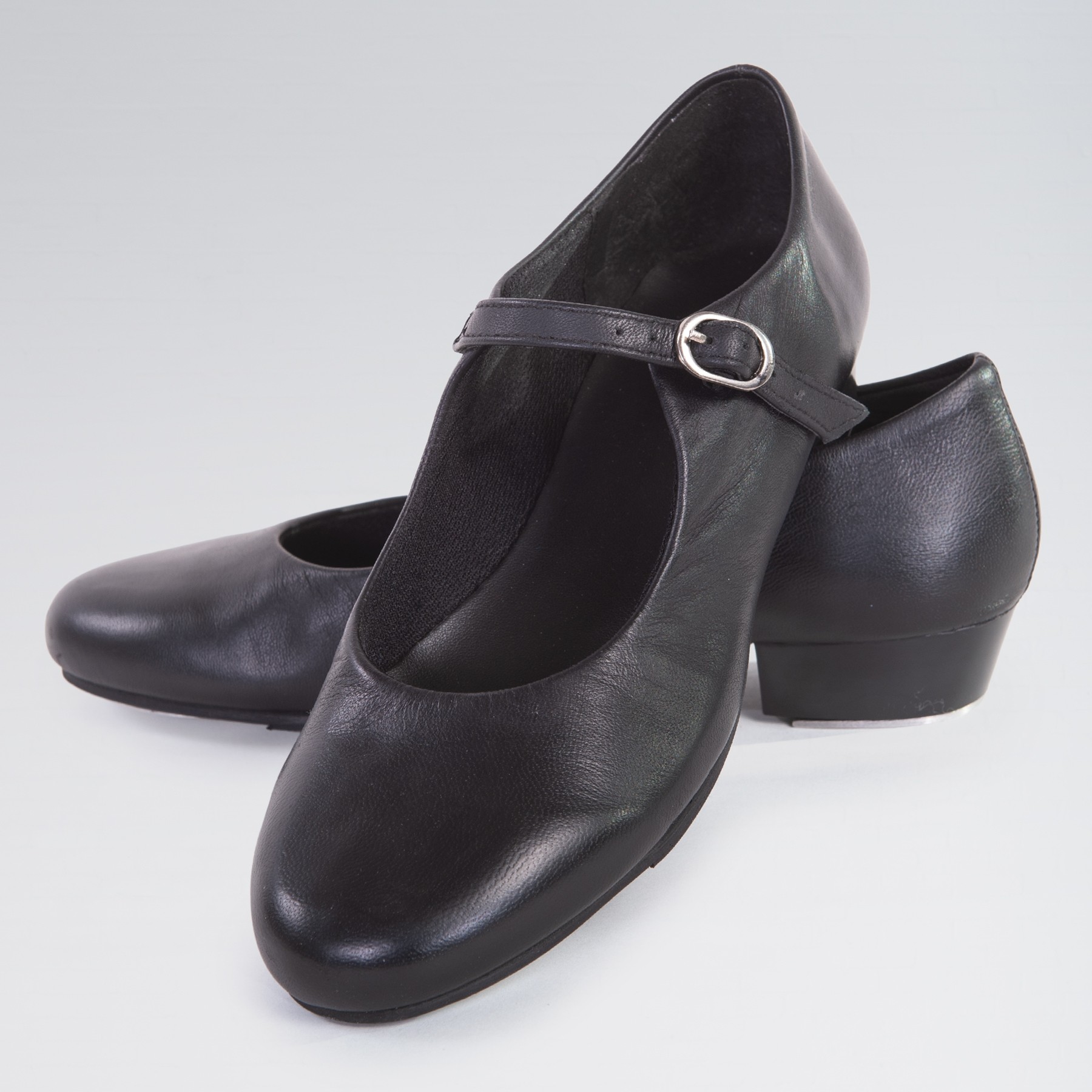 1st Position Steppschuhe mit Schnallenverschluss (Black)