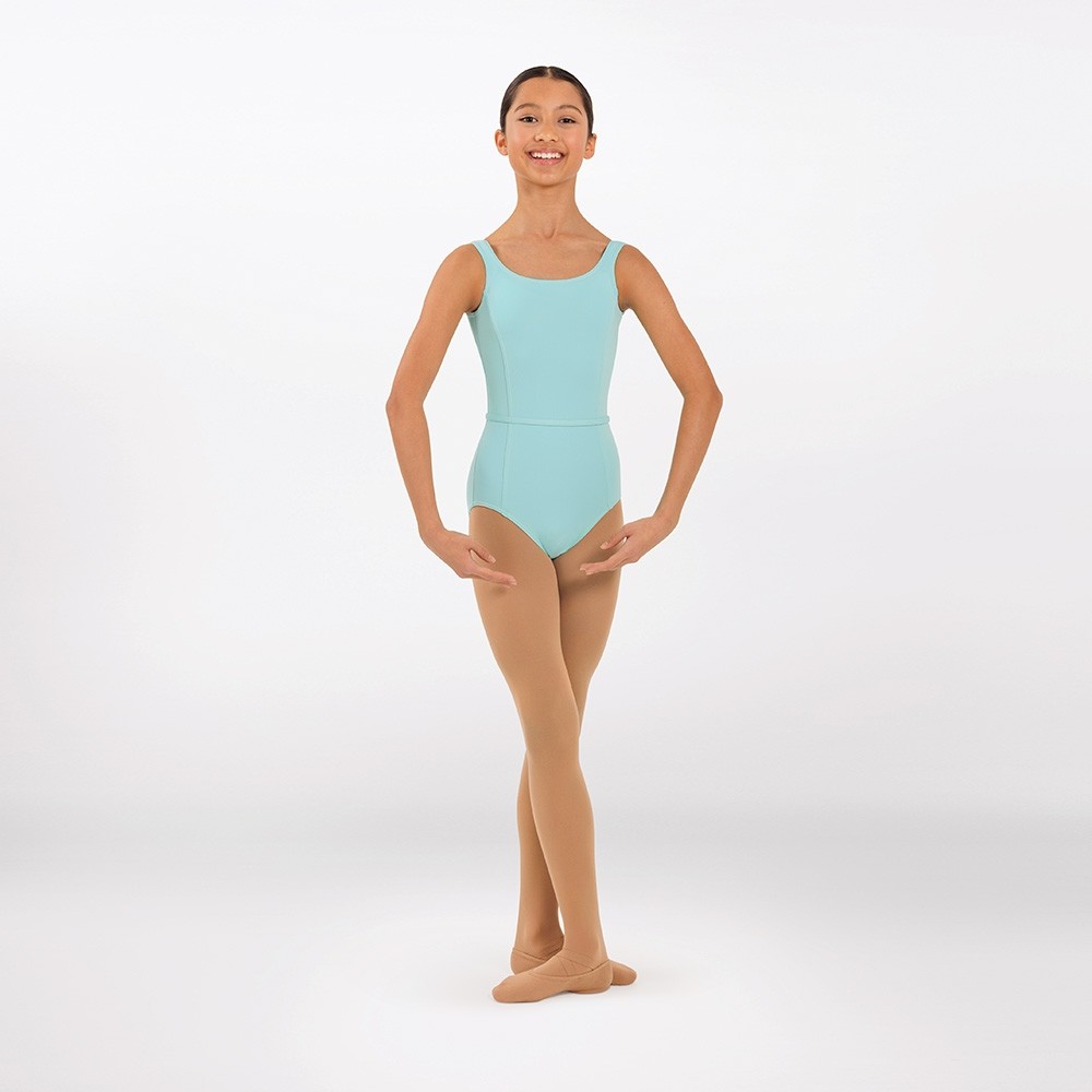 RAD-genehmigtes, ärmelloses Megan Princess Line Trikot (Aqua)