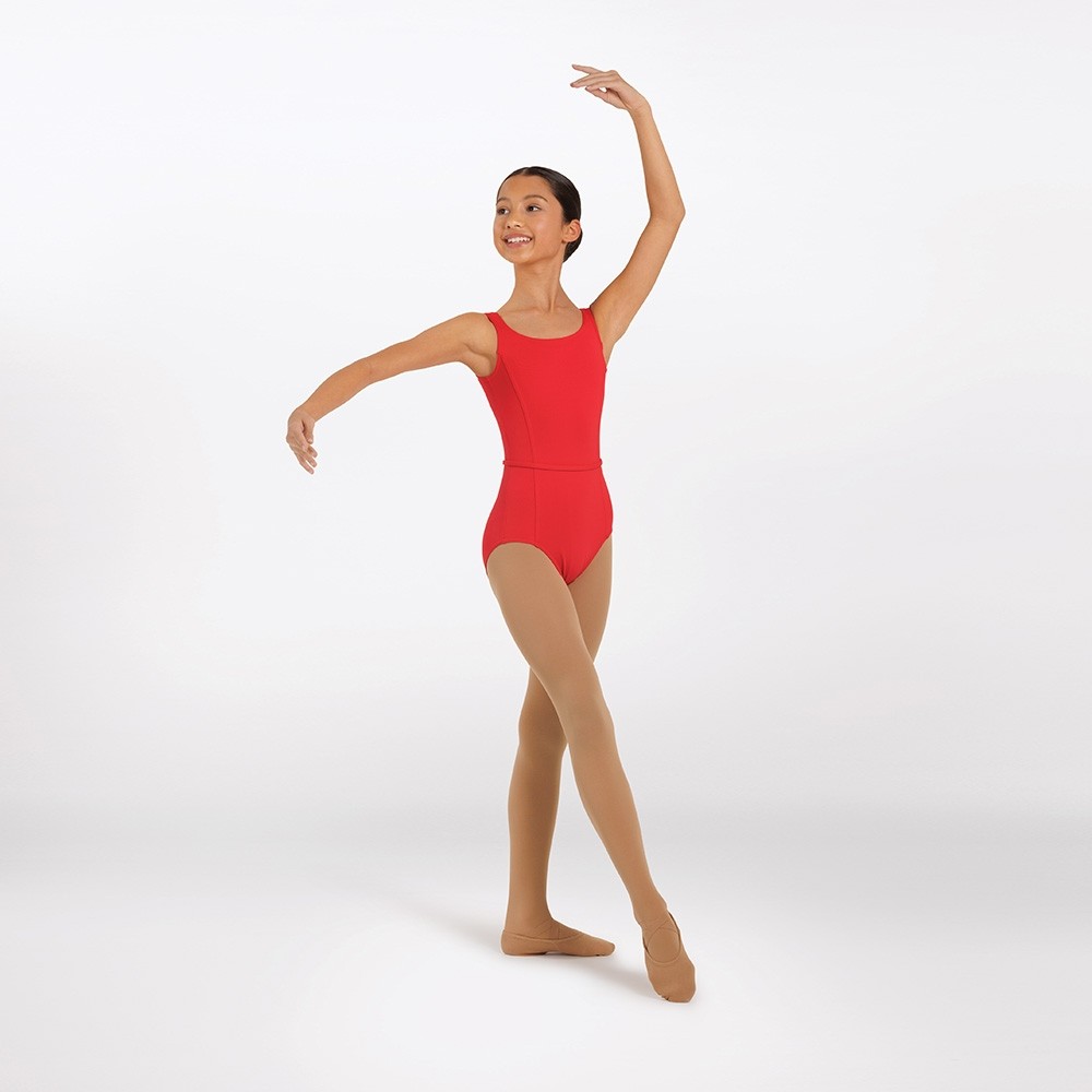RAD Approved Megan Princess Line Sleeveless Leotard (Red)