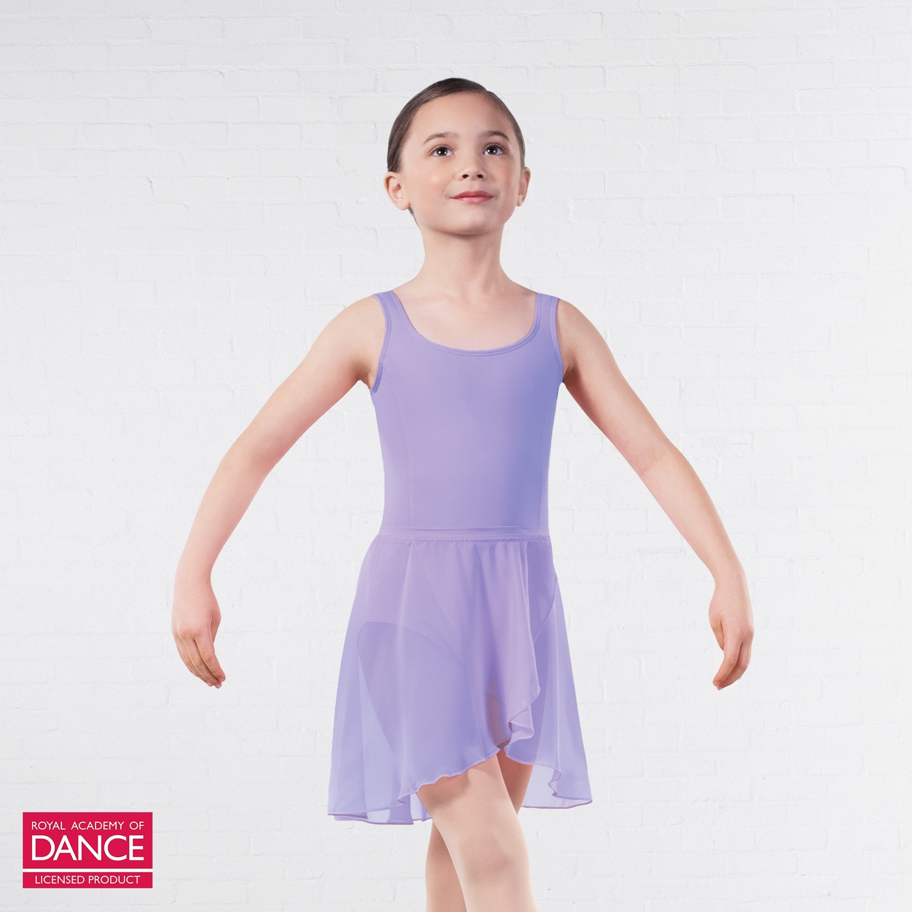 RAD-genehmigter Emilia Wickelrock aus Chiffon (Lilac)