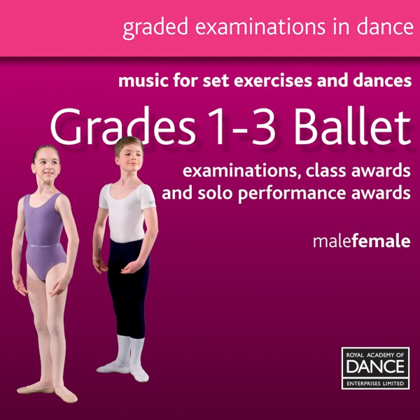 RAD Grades 1-3 Ballett CD