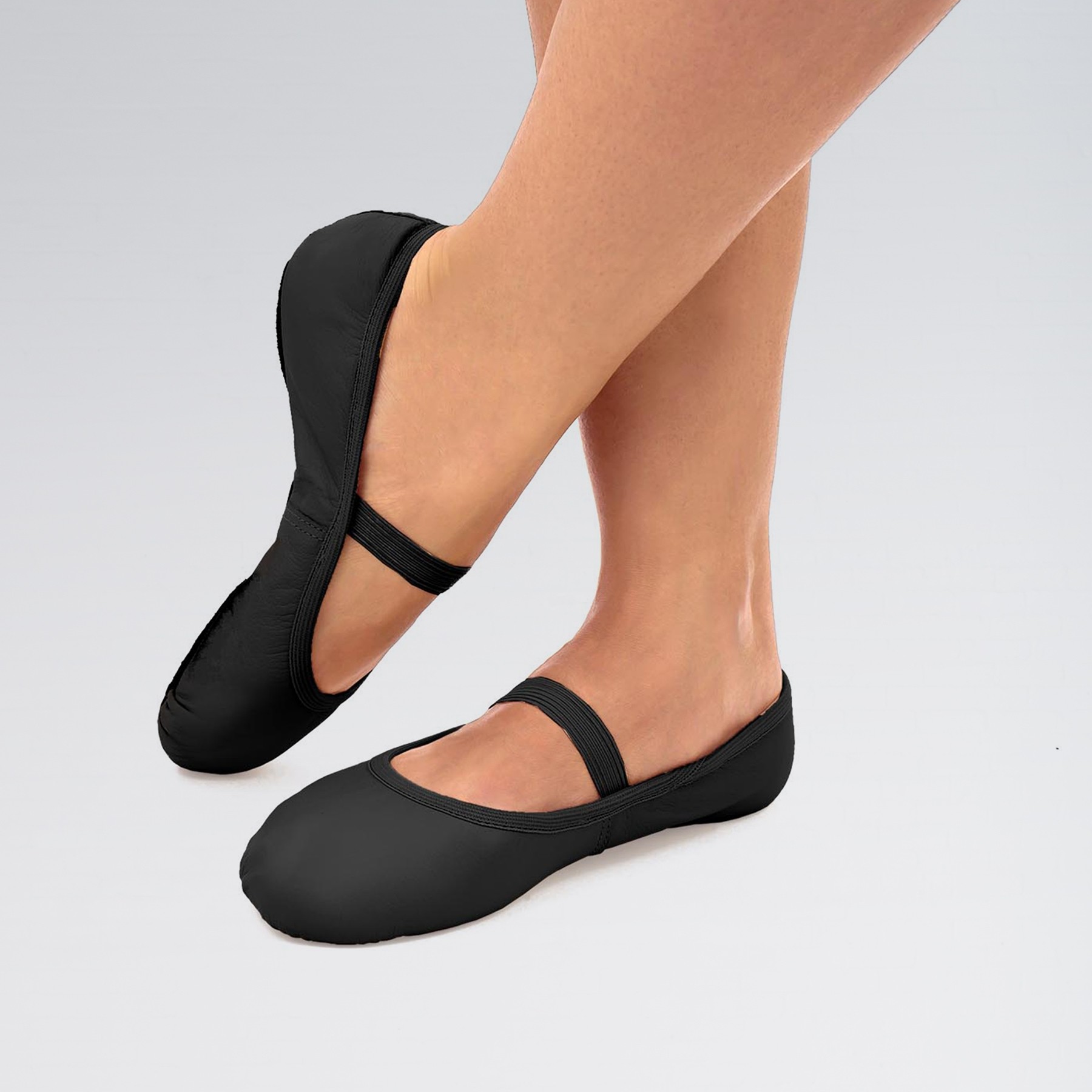 So Danca Premium Leather Elasticated Full Sole Ballet Shoe (SD69)