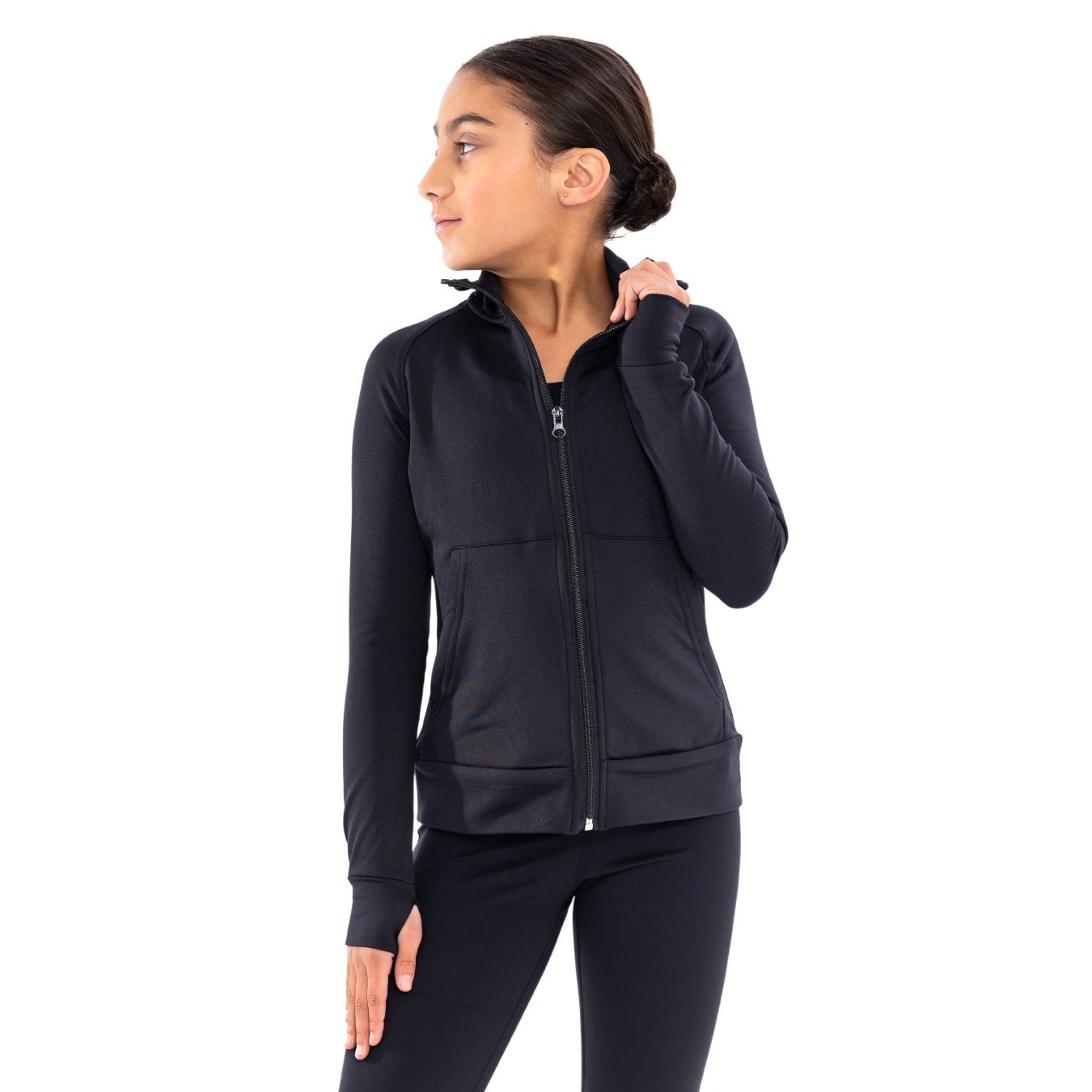 Silky Zip Through Jacket