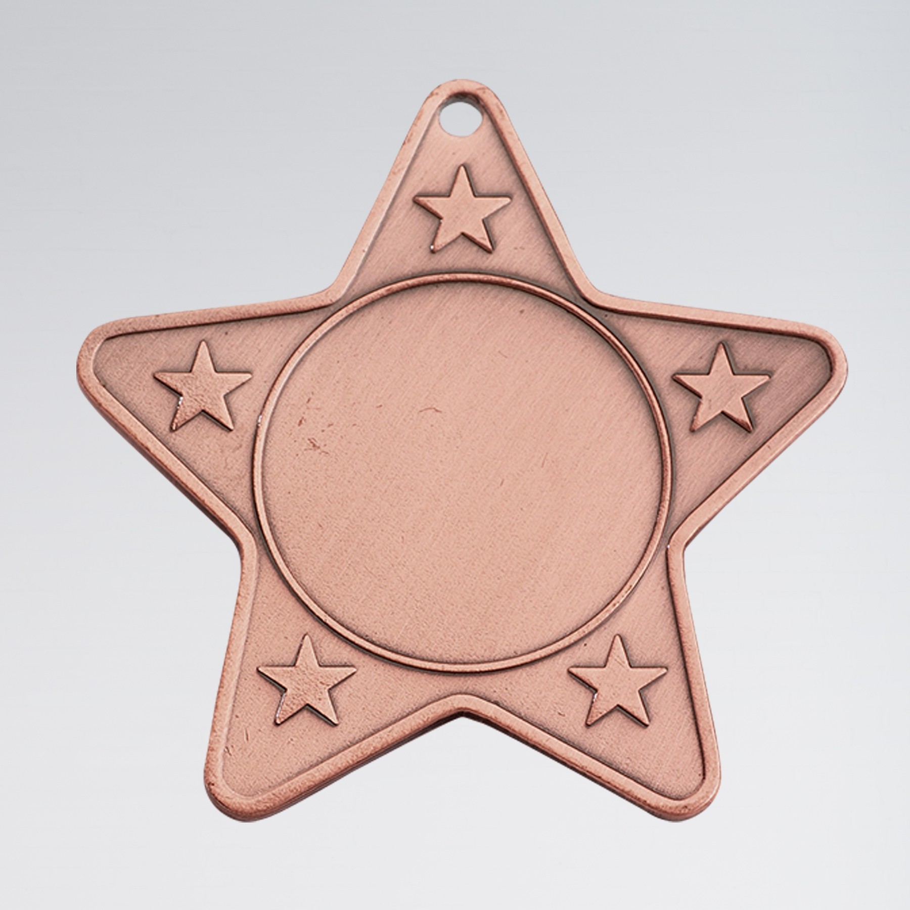 Star Shaped Medal (Takes 2.5cm centre)  Bronze