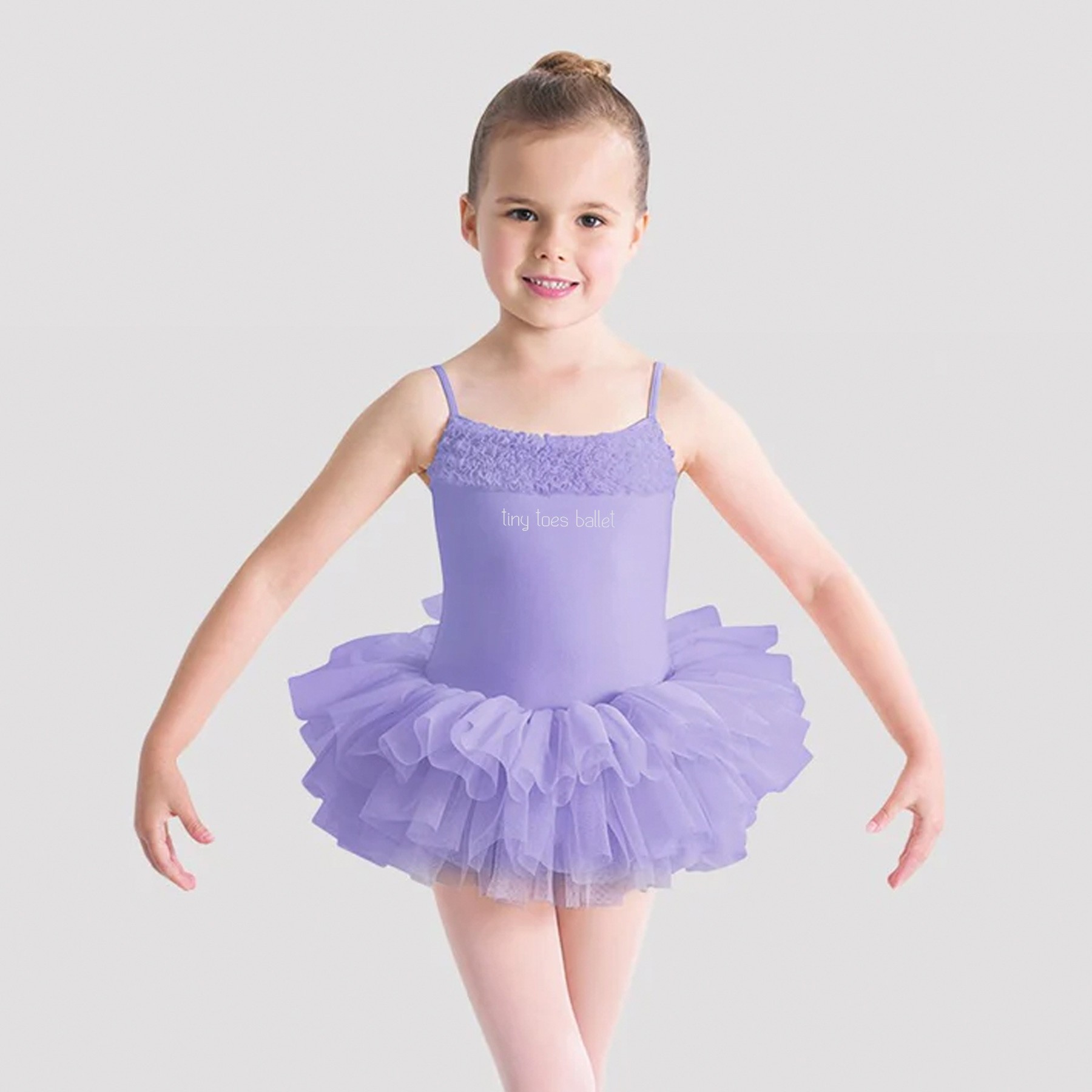 Tiny Toes Desdemona Girls Tutu Leotard (Lilac)