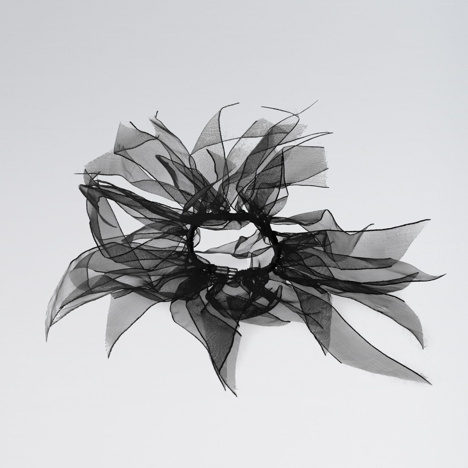 Black Windmill Scrunchie