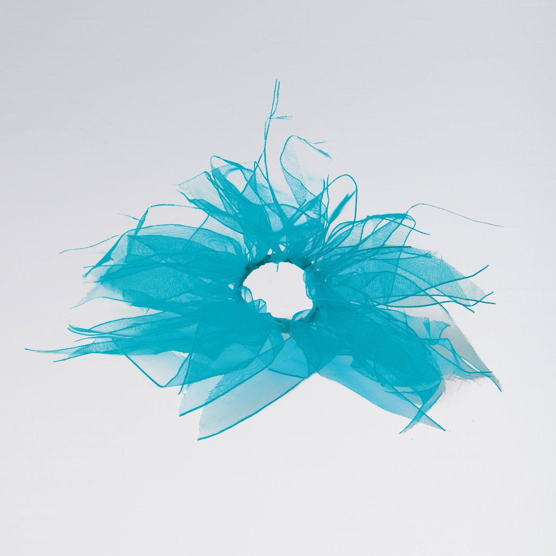 Turquoise Windmill Scrunchie