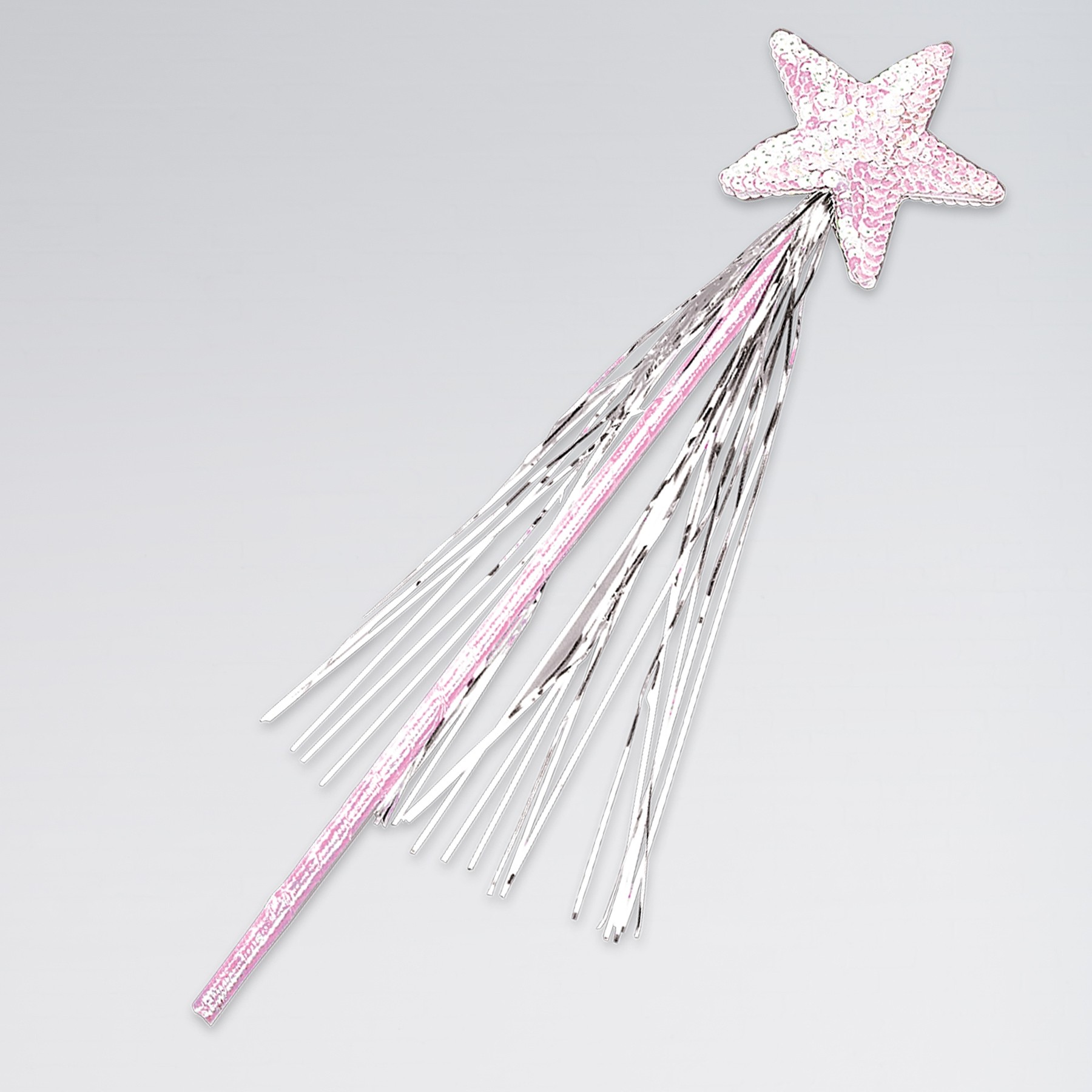 Pink Sequin Star Wand