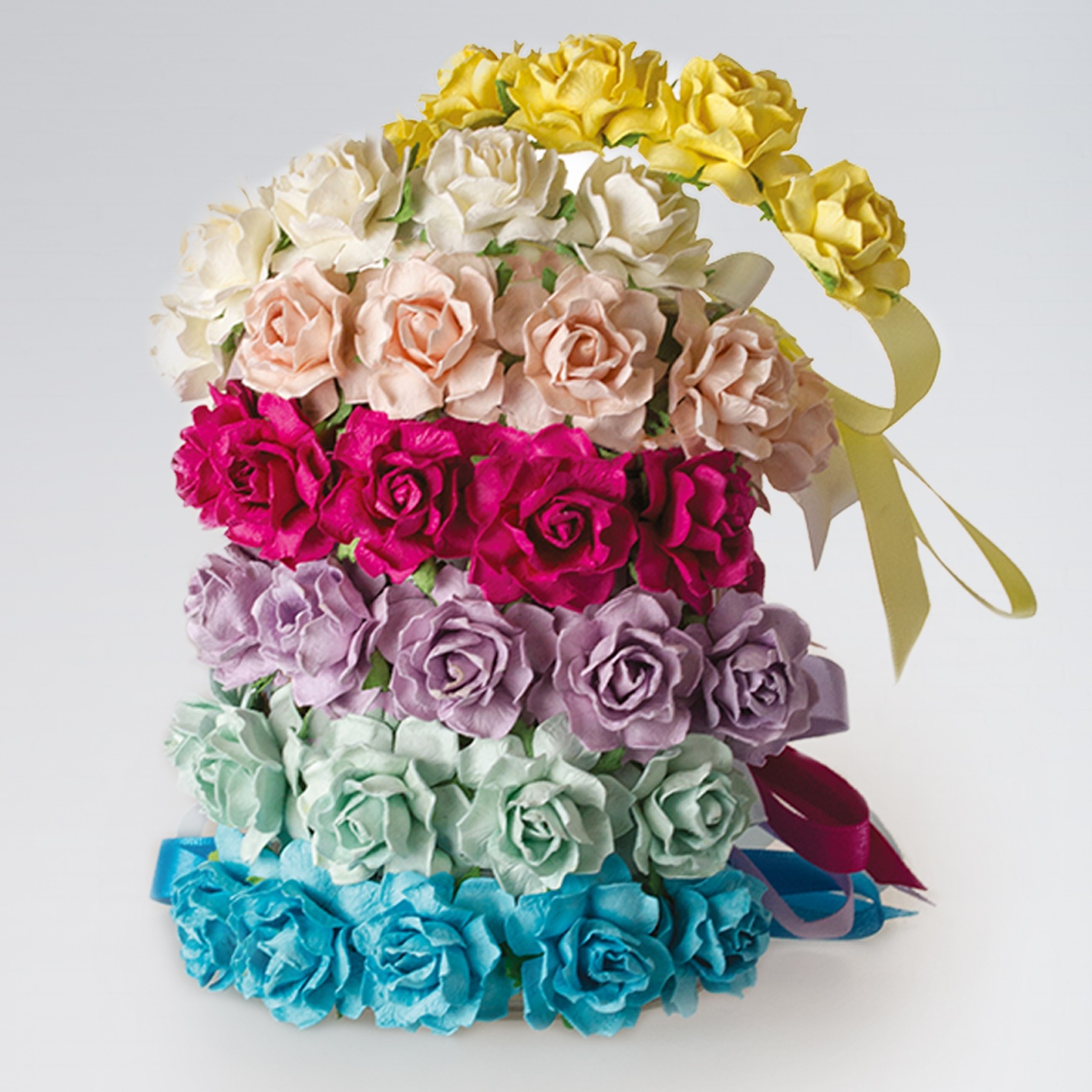 Floral Hair Blossom - Navy