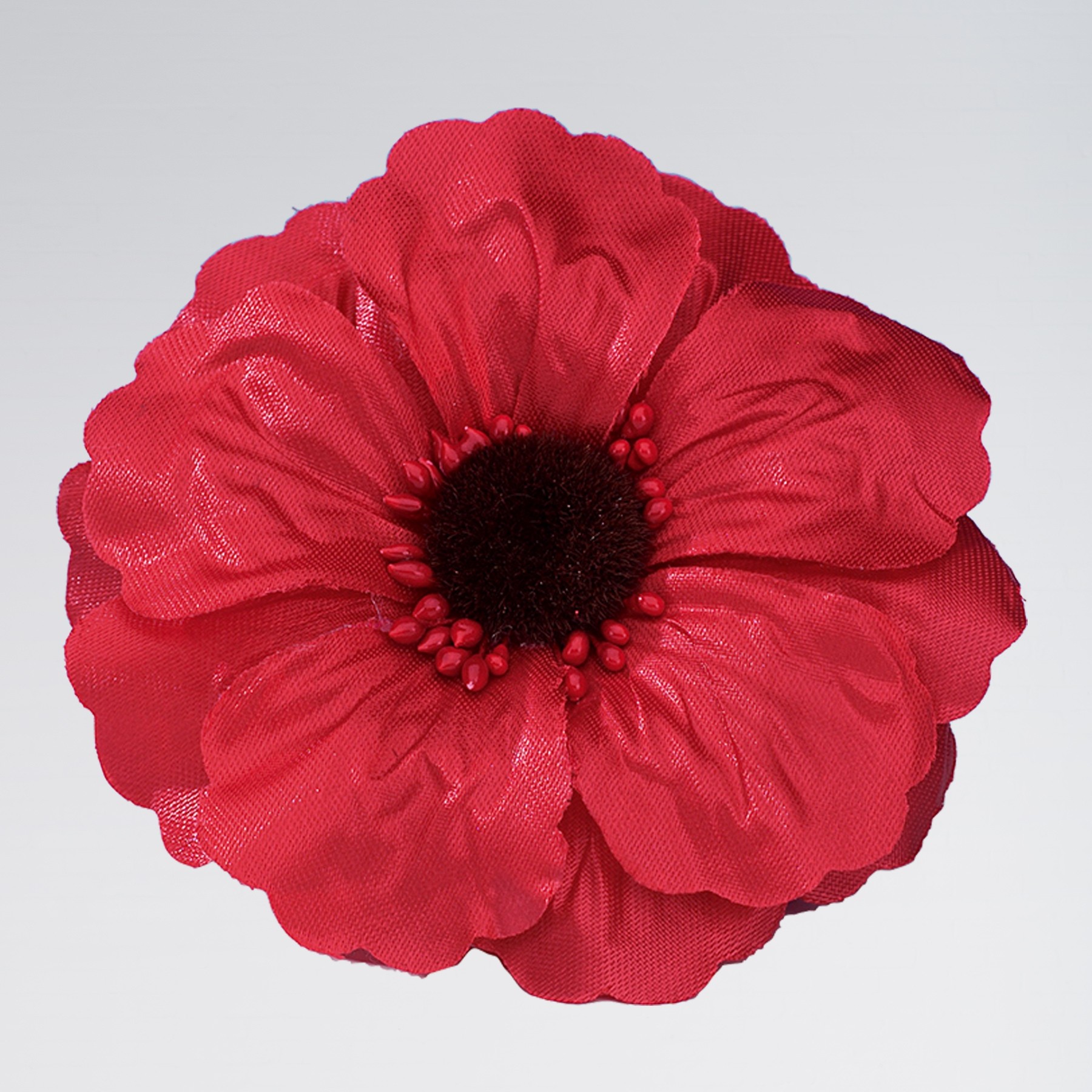 Red Poppy Clip
