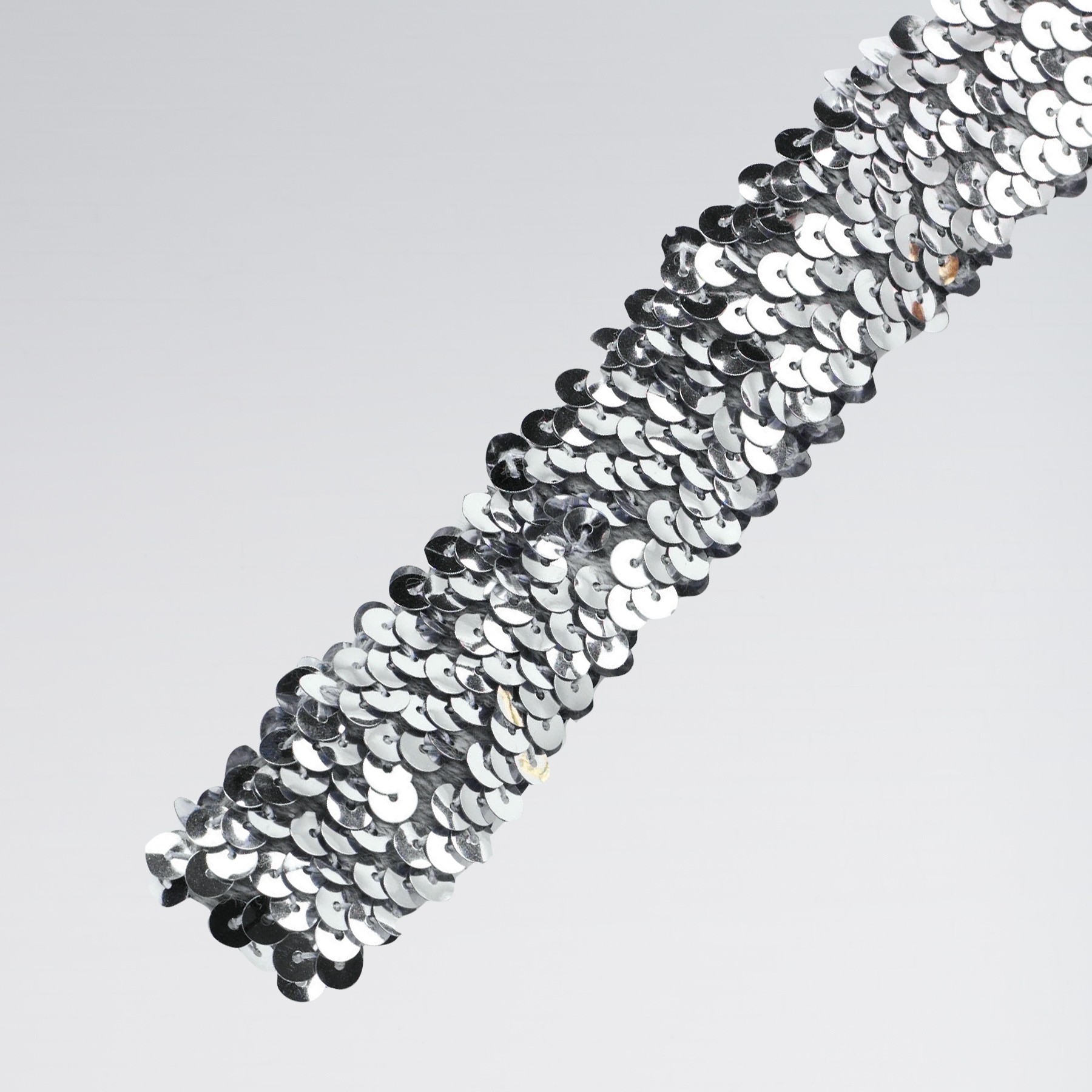 Silver Sequin Headband