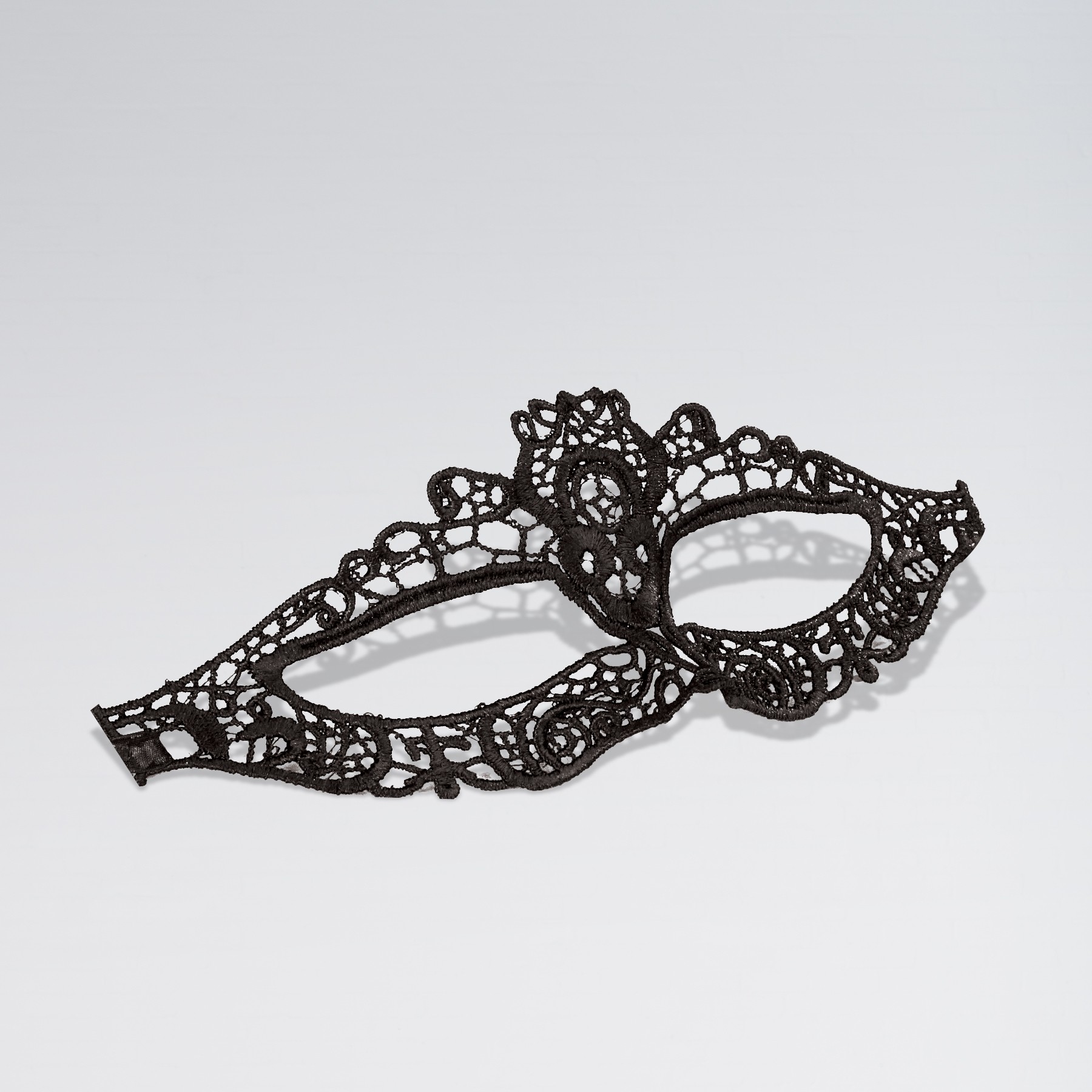 Black Cut Out Lace Eye Mask