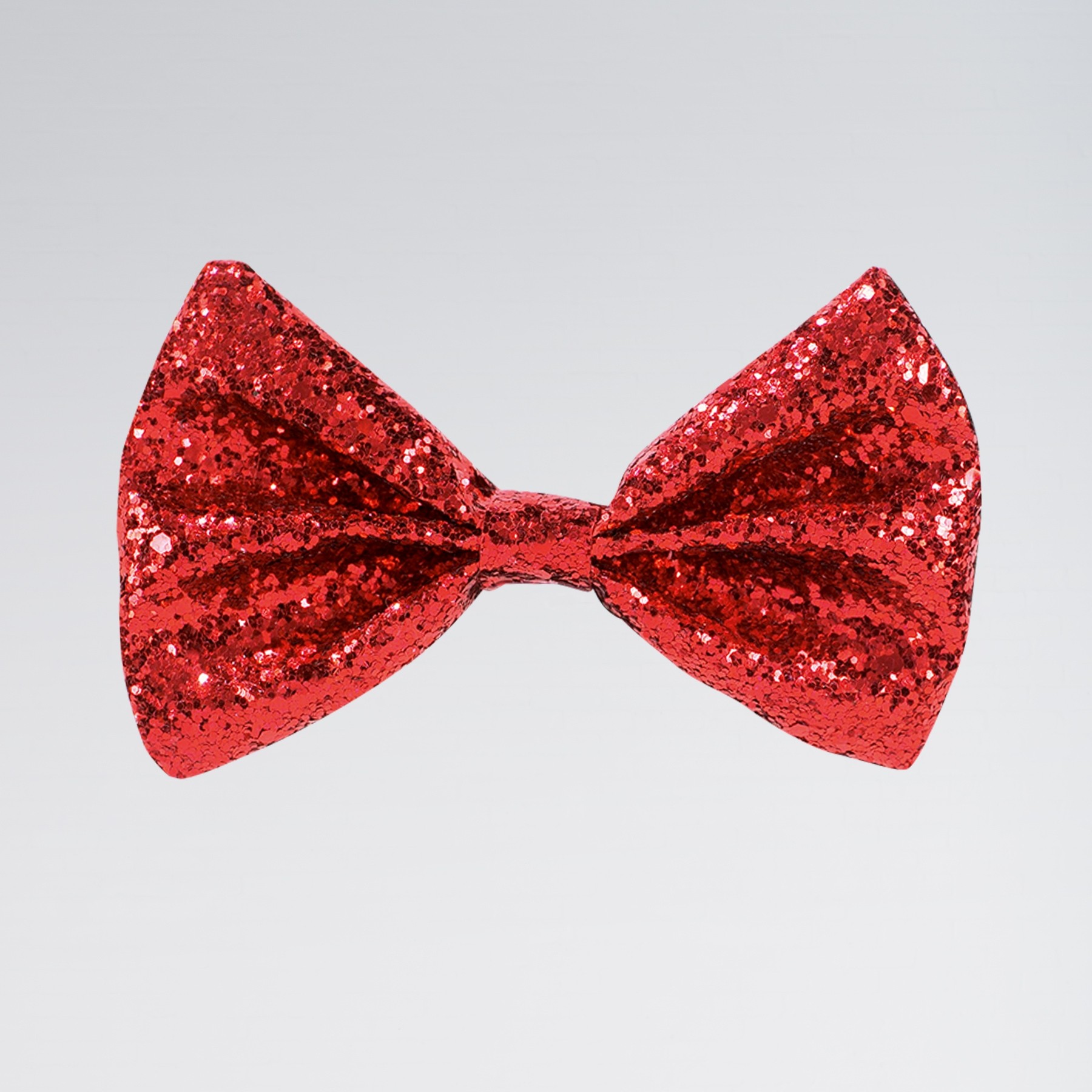 Glitter Bow Tie Red