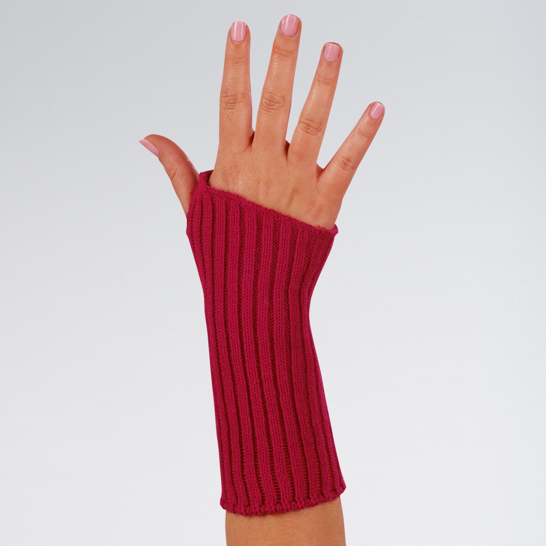 1st Position Wrist Warmers (Pair) Red