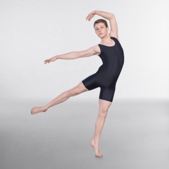 1st Position Male Sleeveless Scoop Neck Biketard