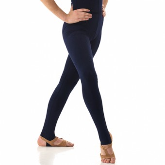 1st Position Stirrup Tights Cotton (Navy Blue)