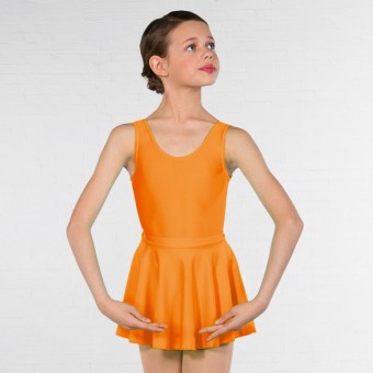 1st Position Circular Skirt (Flo Orange)