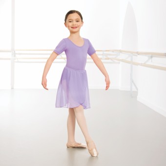 1st Position Wrapover Chiffon Skirt (Lilac)