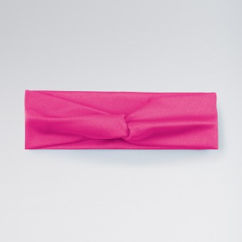 1st Position Nylon Lycra Headband Single Item Flo Pink