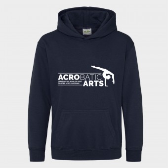 Acrobatic Arts Kids Hoodie (New French Navy)