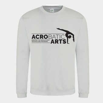 Acrobatic Arts Crew Neck Sweatshirt (Moon Dust Grey)