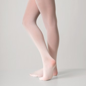 Silky Ballet Full Foot Tights (White)