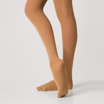 Silky Ballet Full Foot Tights (Tan)