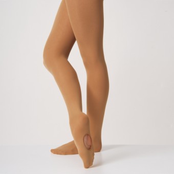 Silky Ballet Convertible Tights (Tan)