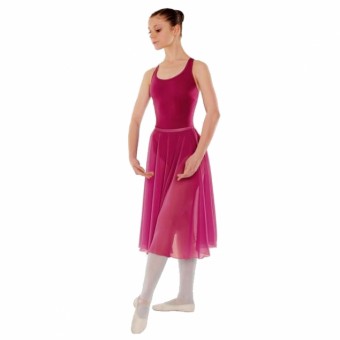 Little Ballerina RAD Approved Circular Poly Chiffon Skirt (Mulberry)