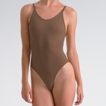 Silky - Body de espalda baja sin costuras (Dark Nude)