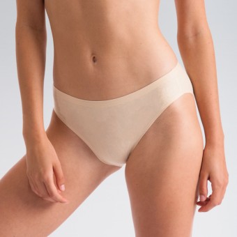 Silky Invisible High Cut Brief (Nude)