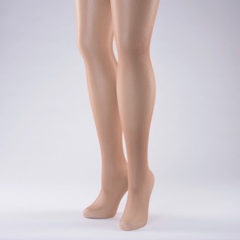 Fishnet Tights Adult One Size Tan